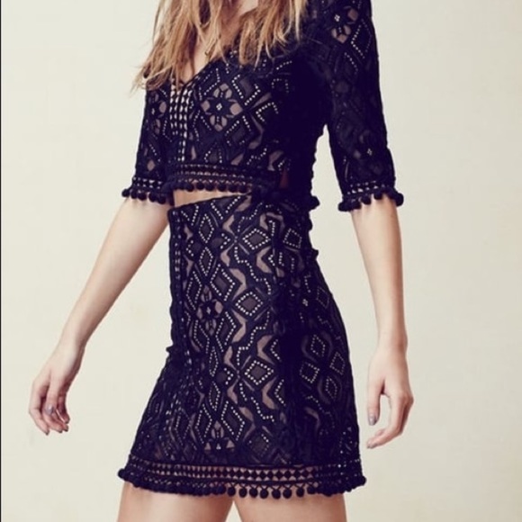 For Love And Lemons Dresses & Skirts - FOR LOVE AND LEMONS Florence Mini Skirt - Y2K - Embroidered Party Skirt